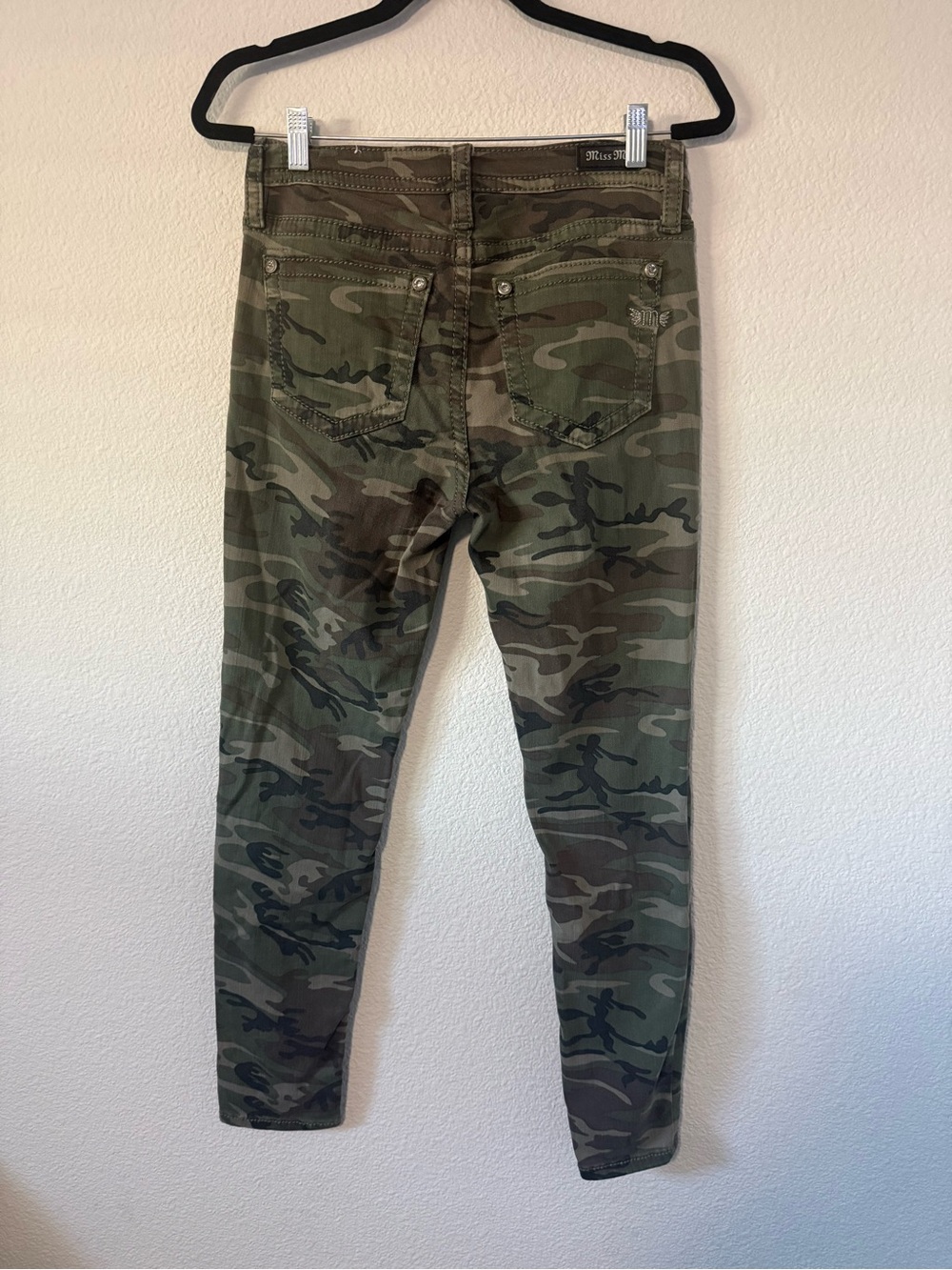 Miss Me Olive Camo Skinny Jeans - Picture 2 of 16